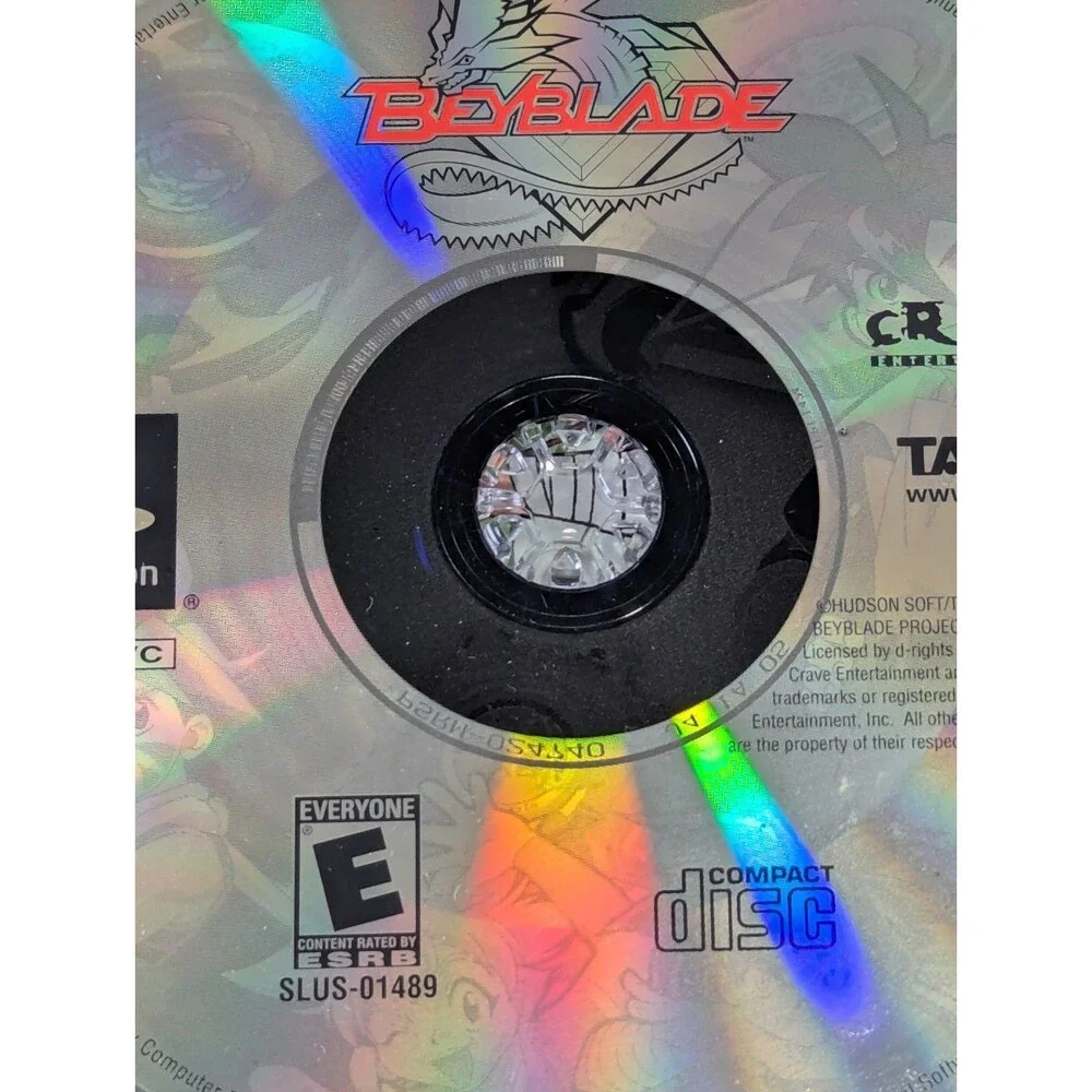 Beyblade (Sony PlayStation 1, 2002) CIB Complete Black Label PS1
